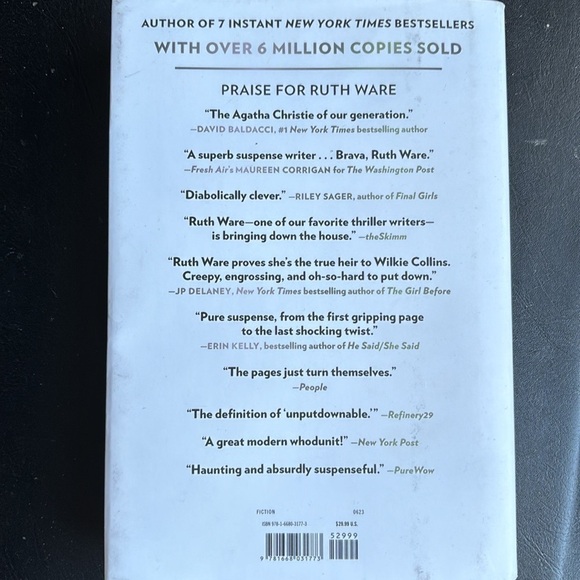 ZERO DAYS BY RUTH WARE GOODREADS hardcover book - Picture 3 of 3